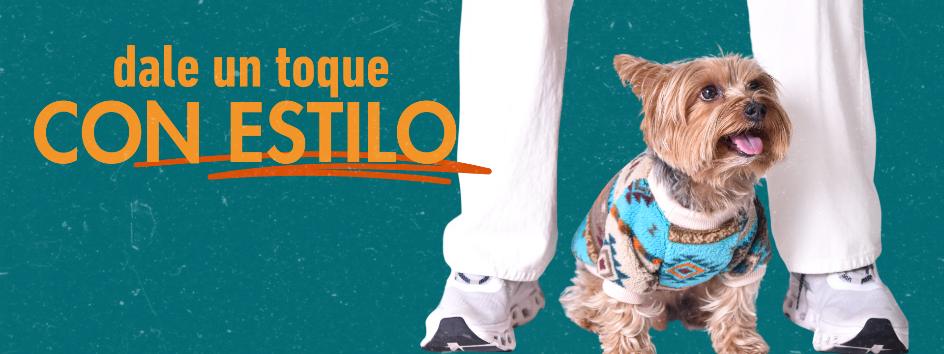 dale un toque con estilo a tu lomito con nuestro sueter etnico para perros pequeños